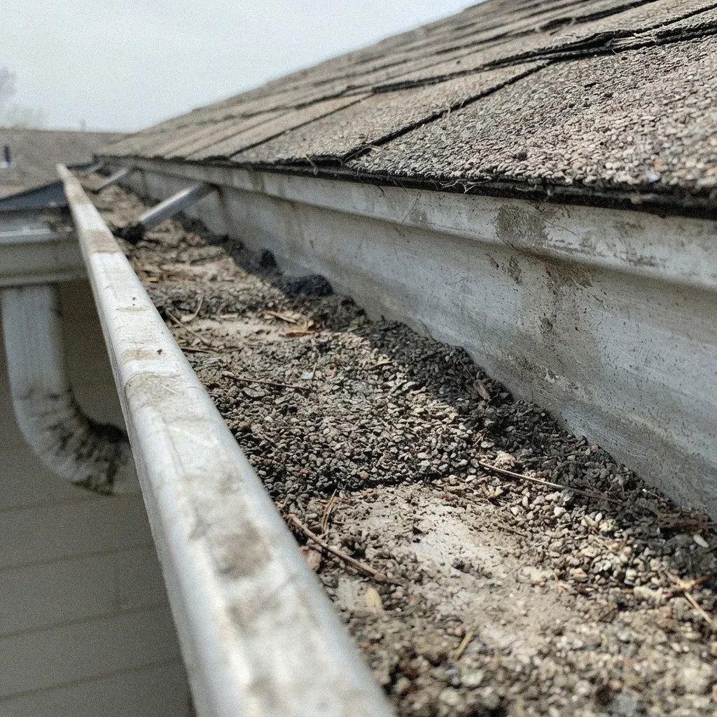 Granule Loss in Gutters | Jacksonville, FL